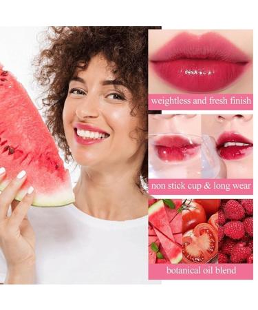 Fafamoon Long Lasting Lip Gloss Set - Moisturizing & Waterproof Fruit Juice Lip Tint (4 Colors) Perfect for Plumping Matte Finish Makeup - Buy Online on GoSupps.com