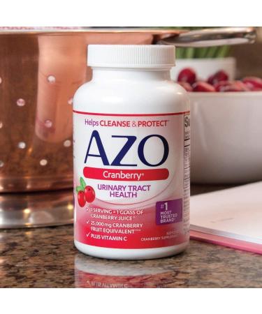 AZO Cranberry Urinary Tract Health Supplement, 1 Serving : 1 Glass of Cranberry Juice, Sugar Free Cranberry Pills, Non-GMO, 3 Month Supply, 100 Softgels (Pack of 2) Softgels 100 Count (Pack of 2) - Buy Online on GoSupps.com