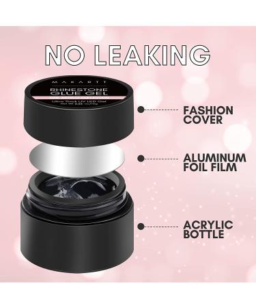 Makartt 15ml Clear Nail Rhinestone Glue Gel Set | Strong Adhesive for Nail Art Decorations | 3D Stones, Charms, Flowers | 15g - Buy Online on GoSupps.com