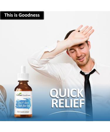 Herbal Goodness Don't Give a Rats Bee-hind - 2 Fl.oz - Calm Aid Herbal Supplement Kava Drops Chamomile Supplement Lemon Balm | Calming Supplements for Adults Supports Relaxation - Buy Online on GoSupps.com