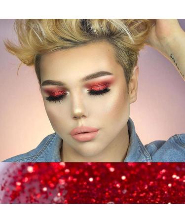 LA Splash Metallic Red Eyeshadow Powder - Crystallized Glitter for Carnival, Masquerade, Party, Holiday - Buy Online on GoSupps.com
