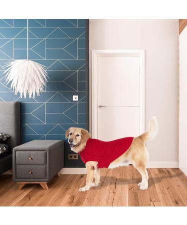 Bingpet Dog Sweaters - Cozy Turtleneck Knitting for Small/Medium Dogs & Cats - Warm Autumn/Winter Coat in Classic Red Braid - Buy Online on GoSupps.com