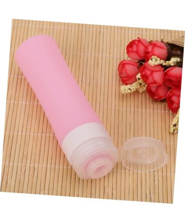 POPETPOP Sample Jars Silicone pot jars Shampoo Tubes Empty Silicone Bottle empty makeup containers lotion container empty squeeze bottle makeup storage containers cosmetic cream travel 80ml Pink - Buy Online on GoSupps.com
