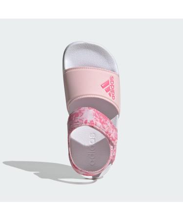 Buy adidas Unisex Kids Adilette Sandals - 29 EU Clear Pink Fusion Cloud White | International Shipping Available - Buy Online on GoSupps.com
