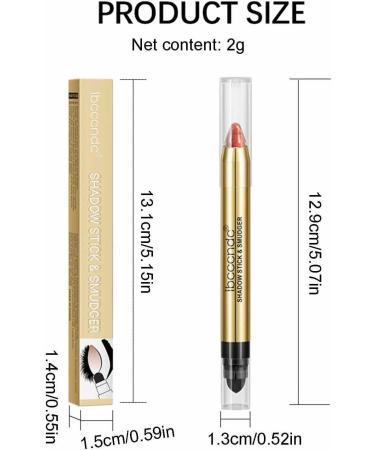 Eye Shadow Sticks | Cream Eyeshadow Pencil Crayon With Smudge-proof & Waterproof Long Lasting Smoky Eye Makeup Stick Shimmer Cream Eyeshadow Create Glitter Eye Makeup 5# - Buy Online on GoSupps.com