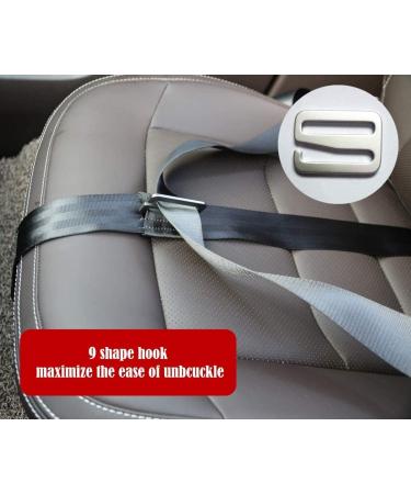 Pregnancy Seat Belt Maternity Belt with Adjustable Stopper Clamps - Black 01 - Buy Online on GoSupps.com