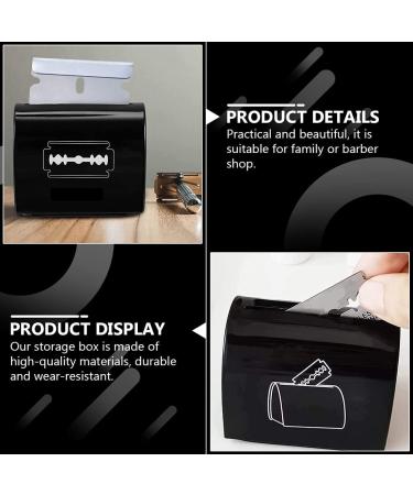 Buy X Razor Blade Storage Box | Black Recycling Box for Safe Disposal | International Shipping Available - Buy Online on GoSupps.com