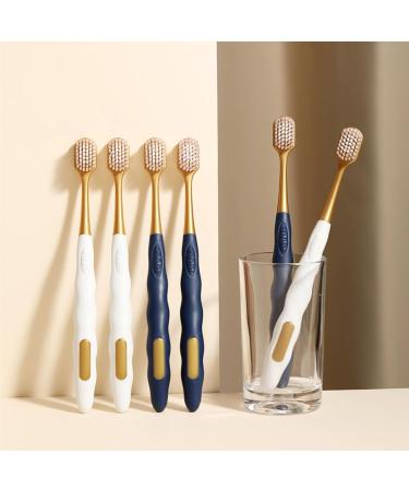 Upgraded Adult Wide Head Manual Toothbrush Set - 6 Pieces for All-Round Teeth & Gum Care - Buy Online on GoSupps.com