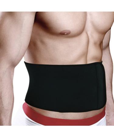 Adjustable Compression Waist Trimmer Belt for Lower Back Pain Support - Unisex X-Large Size - Black - Buy Online on GoSupps.com