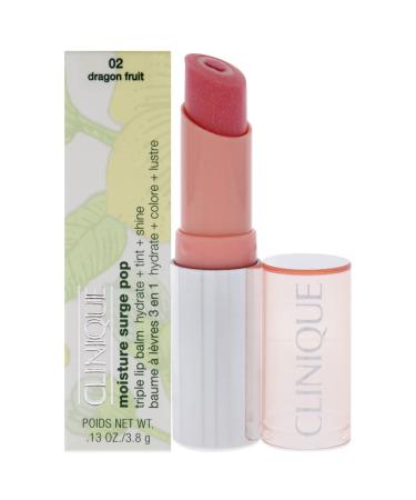 Clinique Moisture Surge Pop Triple Lip Balm - 02 Dragon Fruit Lip Balm Women 0.13 oz