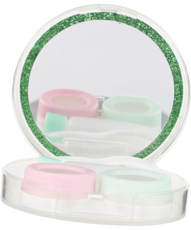 Shop Per Compris Lens Holder | Stylish Contact Lens Container with Mirror | Glitter Powder Glass Case | Ideal for International Shipping - Buy Online on GoSupps.com