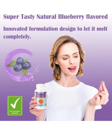 PRONUCARE Lutein Esters 20mg Chewable Tablets for Eye Health - Blue Light Protection Digital Eye Strain Relief Antioxidant Support - Blueberry Flavor Gluten-Free Non-GMO 100 Count - Buy Online on GoSupps.com