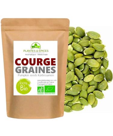 Organic Squash Seeds Natural and Salt-Free - Biodegradable Resealable Freshness Bag (250g)