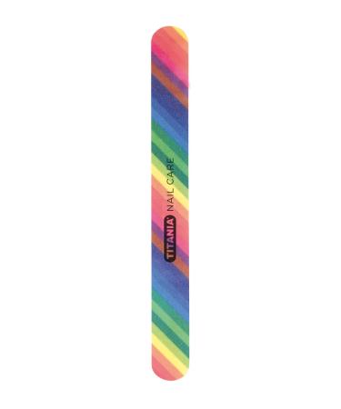 TITANIA Rainbow Sand Nail File Coarse and Fine 17 g