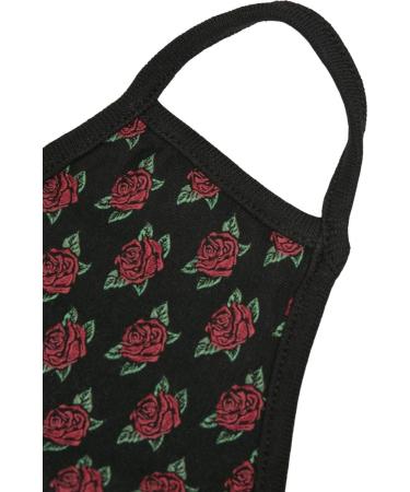 Buy Urban Classics Unisex Roses Face Mask 2-Pack | Fashion Scarf - Black One Size | International Shipping Available - Buy Online on GoSupps.com