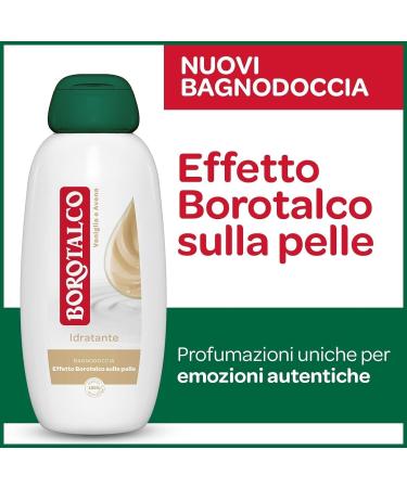 Felce Azzurra Borotalco Moisturizer Bagnodoccia Vanilla and Oat Set of 12 shower gels scented with vanilla and oat 450 ml + 1 pack of talcum Ferce Azzurra bag of 100 g - Buy Online on GoSupps.com