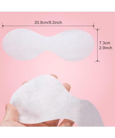 Joez 100 Sheets Disposable Non-Woven Eye Care Pads | DIY Cotton Facial Eye Masks for Spa & Skincare - Buy Online on GoSupps.com