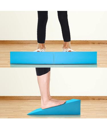 DEAYOU 2 Pack Yoga Foam Wedge  13" EVA Foam Incline Wedge  Stretch Slant Board Exercise  Improve Lower Leg Strength  Calf Raise Squat Block  Ankle Foot Stretcher  Knee Pad  Wrist Back Support  Blue - Buy Online on GoSupps.com