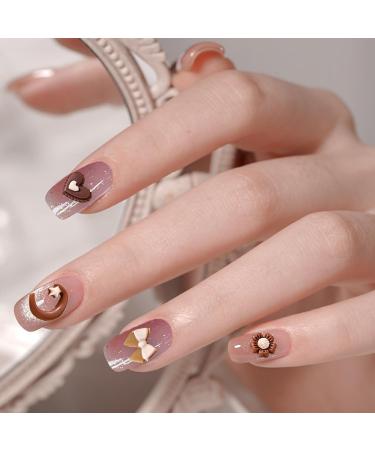 Nail Embellishments 30pcs/bag Resin Camellia Nail Rhinestones Beautiful Durable Nail Art Accessories C - Buy Online on GoSupps.com