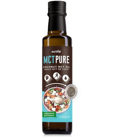 Nutribe Pure MCT Oil C8 C10 - Extracted by distillation - French laboratory | Ketogenic, Energy, weight loss, ideal