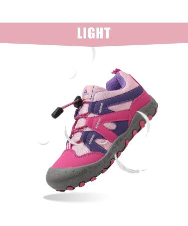 Mishansha Kids Trekking Shoes 13 Little Kid Red - Breathable Lightweight Outdoor Sneakers for Boys and Girls - Buy Online on GoSupps.com