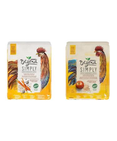 Beyond Simply Natural Dry Dog Food Farm-Raised Chicken & Whole Barley- 10.8 kg Bag & Simply Natural Dry Cat Food Farm-Raised Chicken & Whole Oat Meal - 5.89 kg Bag 10.8 kg (Pack of 1)+ 5.89 kg (Pack of 1)
