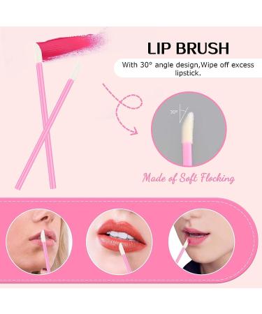 300 PCS Pink Eyelash Extension Supplies Kit - Disposable Micro Swab, Eyebrow Spoolie, Lip Brush, Mascara Wand Applicator - Eyelashes Tool Set - Buy Online on GoSupps.com