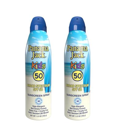 Panama Jack Kids Sunscreen SPF 50 Continuous Spray | Broad Spectrum Protection - Buy Online on GoSupps.com