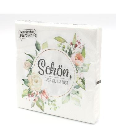 High Quality Decorative Paper Napkins - 40 Pack | 33x33 cm Brunch & Table Napkins - Perfect for Any Occasion - Buy Online on GoSupps.com