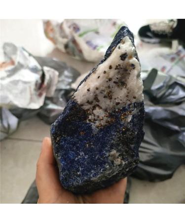 Crystal Hole 900-1000g Natural Rough Afghanistan Lapis Lazuli Crystal Raw Natural Gemstone Stone Collection Decoration Stones Crystal Hole - Buy Online on GoSupps.com