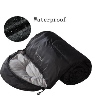 FARLAND 20 Sleeping Bag for Adults Teens Kids | Lightweight & Waterproof 3-4 Season Camping, Hiking, Backpacking | Portable with Compression Sack | Dark Grey - Buy Online on GoSupps.com