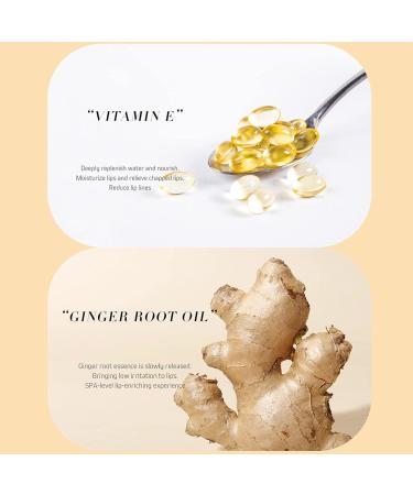 Ginger Lip Plumping Oil Natural Lip Plumper Long Lasting Moisturizer Non-Sticky Ginger Essence Lip Treatment Oil for Day and Night Use - Buy Online on GoSupps.com