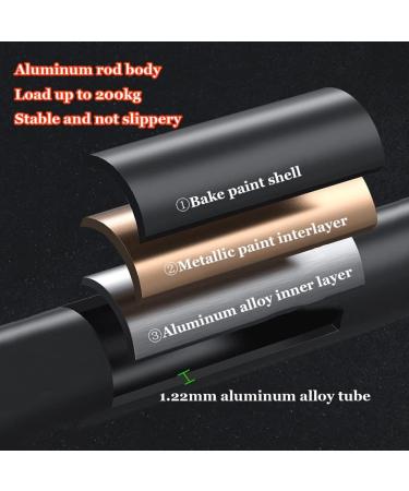 Crutches for Adults Ergonomic Handle Forearm Crutches Adjustable Crutches Foldable Crutch Lightweight Aluminium Portable Lightweight Handicapped and Disabled Users (Silver 1 pcs) (Black 2 pcs) Black 1 pcs - Buy Online on GoSupps.com