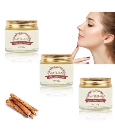 REYROB 3PCS/70G Wild Yam Cream-Wild Yam Cream for Hormone Balance,Wild Yam Cream Organic Hormone Balanc Wild Yam Cream for Women All Skin