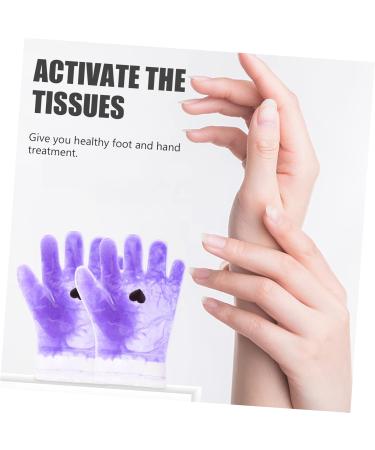 FRCOLOR 2 Pairs Hand Wax Set Foot Wax Set Nail Art Gel Paraffin Bags Mitts Covers Foot Wrapping Cover Clear Gloves Sheer Gloves Wax Warming Cover Paraffin Wax Film Wax Bag Simple Piguet - Buy Online on GoSupps.com