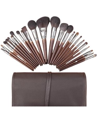 24 pieces of makeup brush set complete set of super soft eye shadow brush
