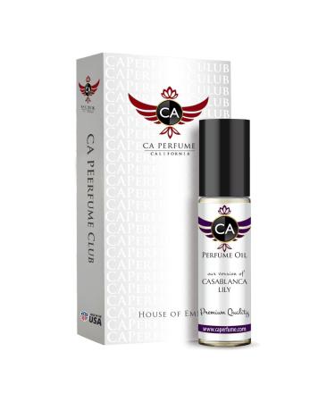 CA Perfume Impression of Casablanca Lily Women & Men Perfume Body Oil Roll-On 0.33 Fl Oz/10ml