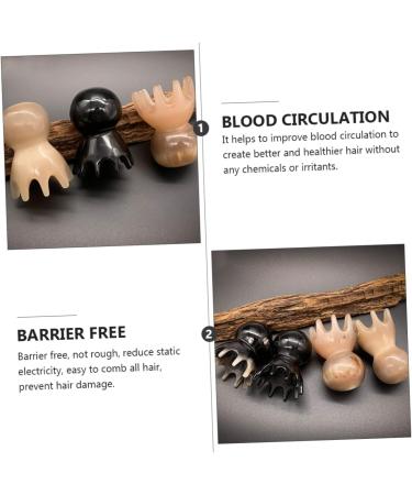 Beavorty 3 STK Octopus Massage Comb | Dandruff Cleaning & Scalp Head Massage Brush | Tingling Tool for Women | Hair Care Handbook - Buy Online on GoSupps.com