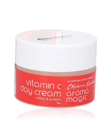 Aroma Magic Vitamin C Day Cream with SPF 15 & Aloe Vera | Anti-Aging Moisturizer for Soft Smooth Skin | Sun Protection | 200g - Buy Online on GoSupps.com