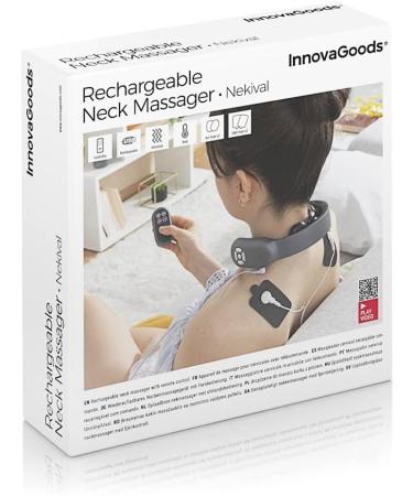 Buy Innovagoods Nekival Rechargeable Neck Massage Device | Deep Relaxation & Heat Function for Home & Office - Buy Online on GoSupps.com
