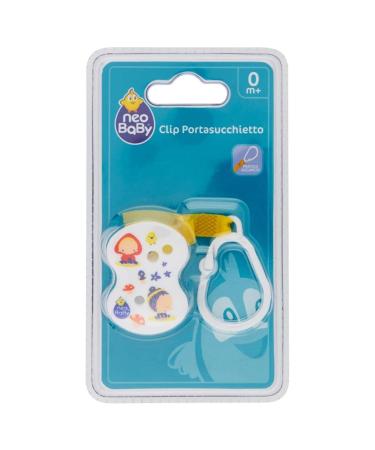 Neobaby pacifier chain pacifier chain with clip 0+ months