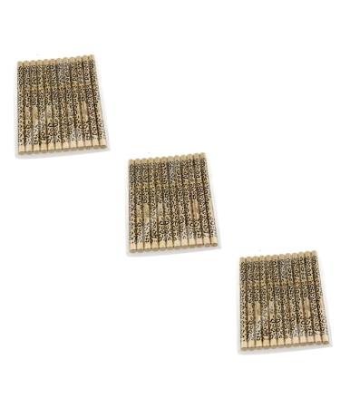 Beavorty 3pcs Set 12pcs eyebrow pen Eyebrow pencil with brush iron tube eyebrow powder 1 count (Pack of 1) As Shownx3pcs