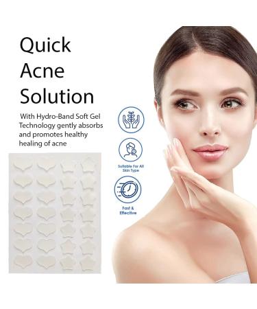 Hydrocolloid Acne Pimple Patch - Heart & Star Shapes | 140 Patches for Breakouts Conceals Acne & Reduces Blackheads - Buy Online on GoSupps.com