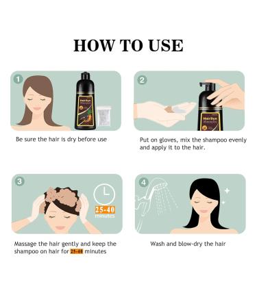 Buy Silver Gray Hair Dye Shampoo 3 in 1 | Long-lasting Natural Color | Instant Hair Dye for Men & Women | 16.9 Fl Oz - Buy Online on GoSupps.com