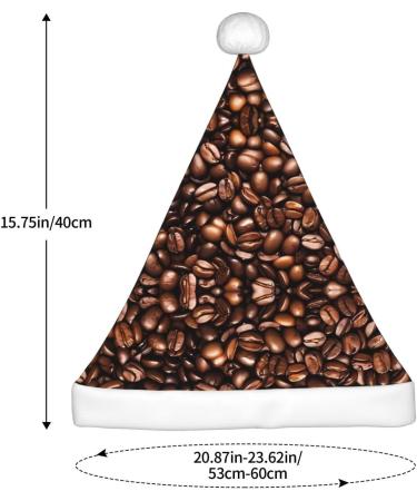 Chrysm Festive Christmas Hat Long-Lasting Color Perfect Accessory For Holiday Parties Adult Sizegraffiti Lips Funny Roasted Coffee Beans One Size - Buy Online on GoSupps.com