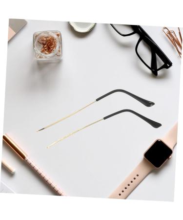 Slip-Resistant Universal Glasses Bracket Replacement - Gold 14x0.5x0.4cm | Durable Holder for Reading Glasses - Buy Online on GoSupps.com