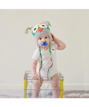 Duludulu 7 Pcs Braided Pacifier Clip - Handmade Cotton Modern Unisex Pacifier Holder for Boys & Girls - Fits All Pacifiers - Buy Online on GoSupps.com
