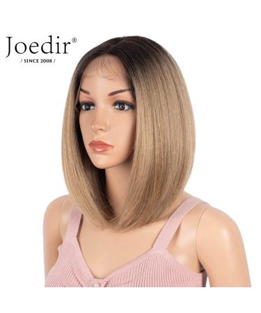 JOEDIR 30.5 cm Bob Wig for Black Women - Kinky Straight T-Part HD Transparent Pre-Plucked with Baby Hair (RT6/23C) - Buy Online on GoSupps.com
