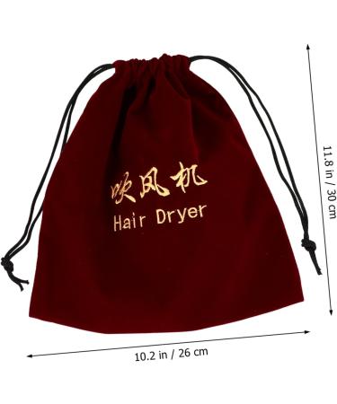 Beavorty 3 pcs Hair Dryer Storage Bag Toiletry Organizer Hair Dryer Travel Bag Jewelry Holder Set Portable Toiletry Bag Claretx3pcs 30x26cmx3pcs - Buy Online on GoSupps.com