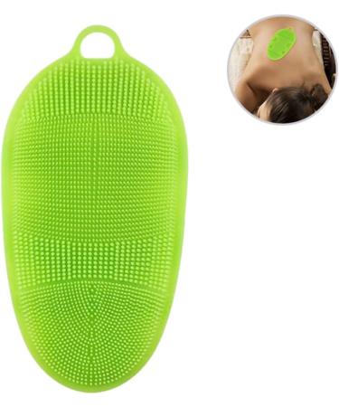 Healifty 3pcs Silicone Body Scrubber Set - Shower Back Scrubber and Skin Massager Glove for Men - Spa Massage Brushes - Buy Online on GoSupps.com